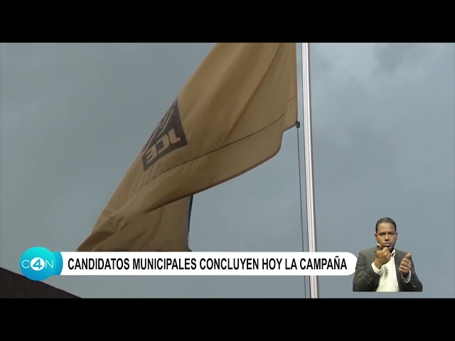 Candidatos municipales concluyen hoy la campaña