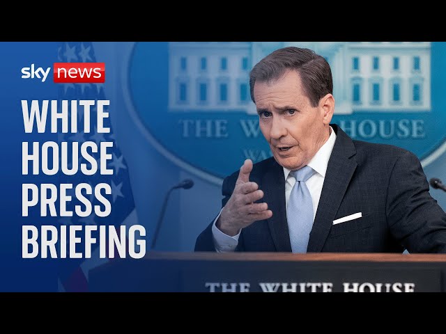 Watch live: White House Briefing with John Kirby | 15 February 2024