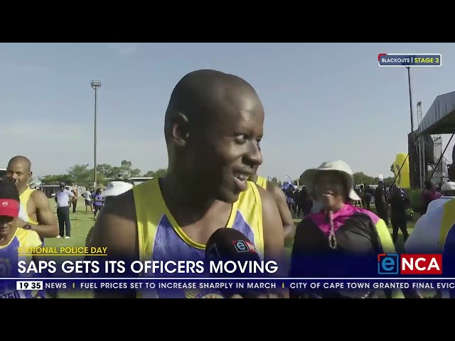 National Police Day | SAPS gets its officers moving