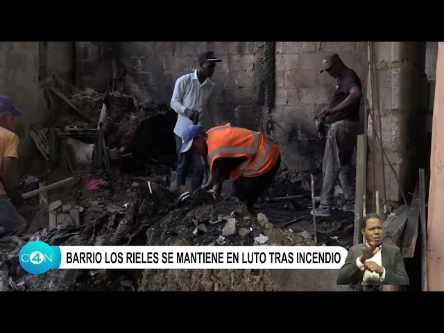 Barrio Los Rieles se mantiene en luto tras incendio