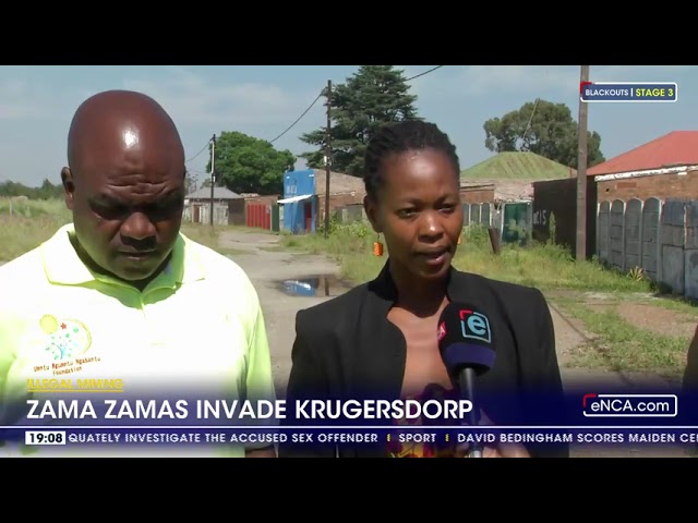 ⁣Illegal Mining | Zama zamas invade Krugersdorp