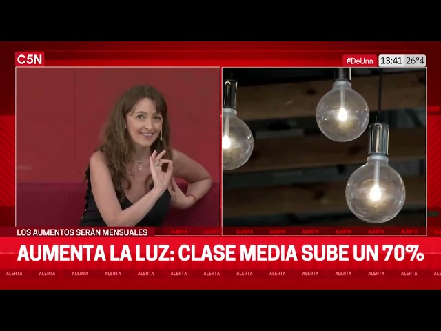 La LUZ SUBIRÁ hasta un 150% en FEBRERO