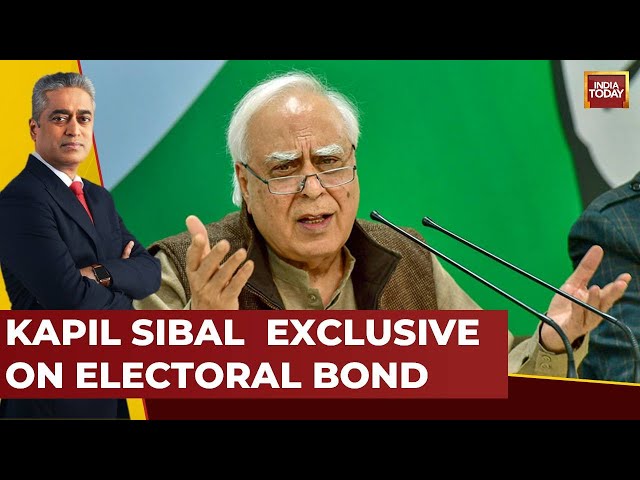 Rajdeep Sardesai LIVE: Kapil Sibal Exclusive On Electoral Bond Verdict | SC On Electoral Bond