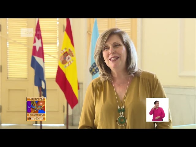 Homenaje en Cuba a la gallega Andrea López Chao