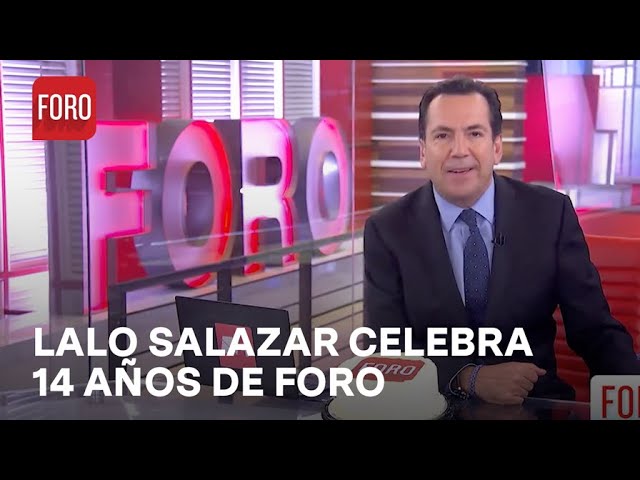 FORO cumple 14 años; Así lo celebró Lalo Salazar - Las Noticias