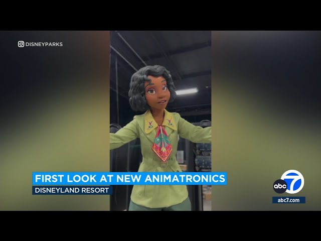 Close look of new Tiana animatronic princess coming to Disney parks