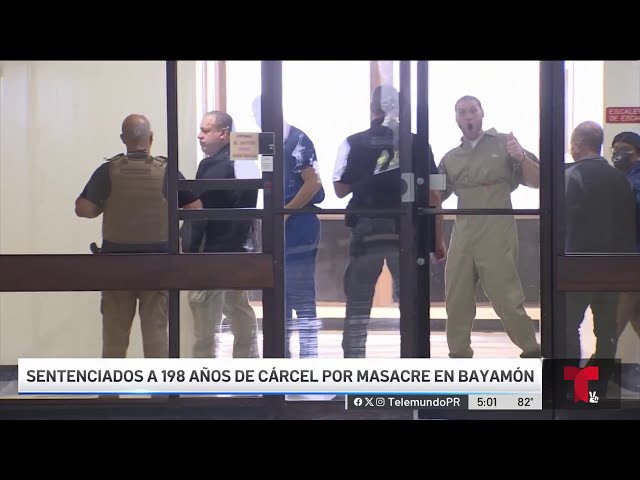 Sentenciados a 198 años autores de masacre en pizzería de Bayamón