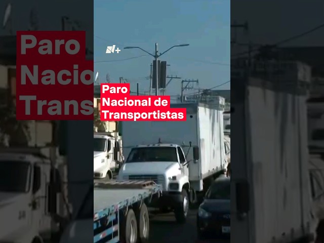 Paro Nacional de Transportistas hoy 15 de febrero #nmas #shorts #transportistas