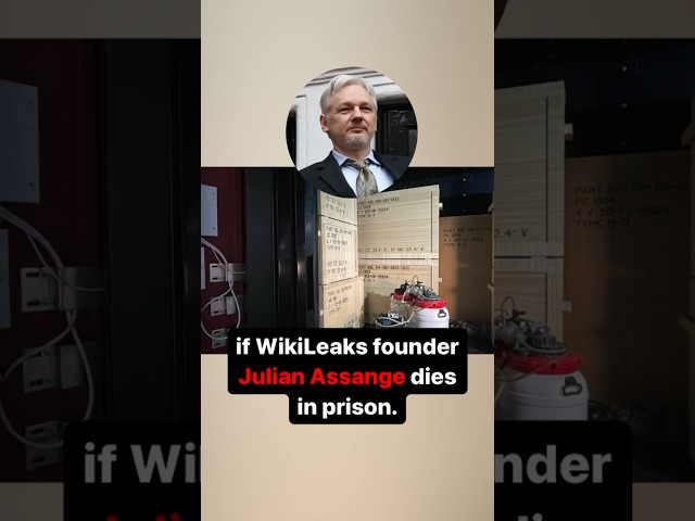 Artist says he'll destroy $45 million in art if Julian Assange dies in prison #shorts