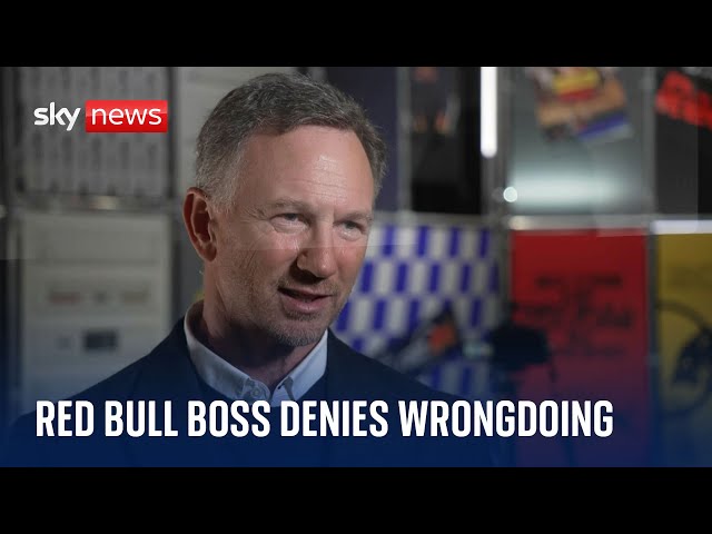 Red Bull boss Christian Horner denies 'inappropriate behaviour' claims