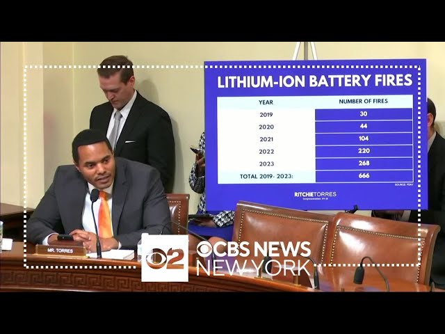 New York officials pushing legislation to fight unsafe lithium-ion batteries