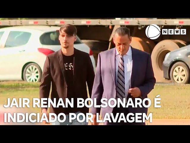 Jair Renan Bolsonaro é indiciado por lavagem de dinheiro e outros dois crimes