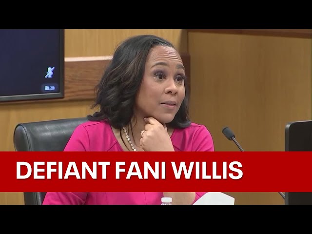 Georgia DA Fani Willis answers questions about relationship, money