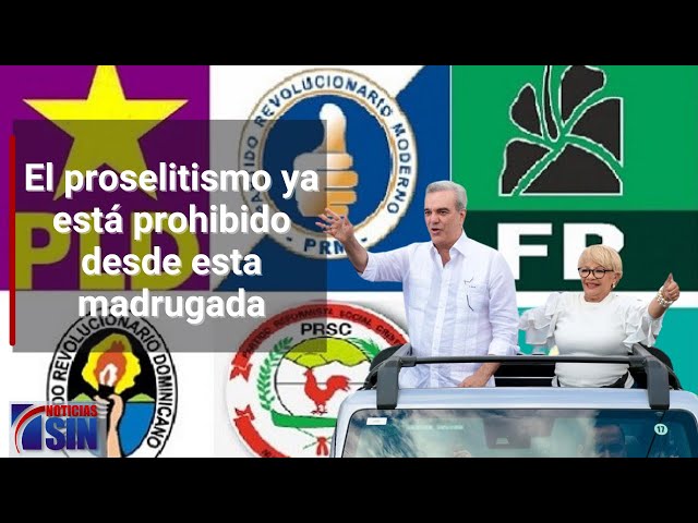 El proselitismo ya está prohibido desde esta madrugada