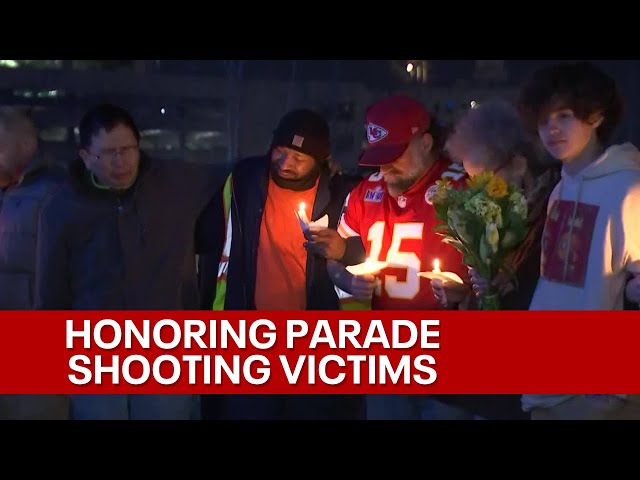 Kansas City parade shooting: Vigil held for victims of Chief's Super Bowl parade shooting