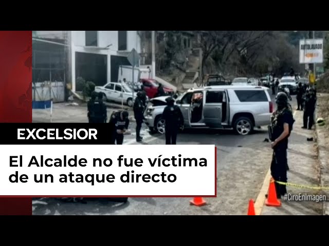 Disparan contra camioneta de Alcalde en Taxco, Guerrero