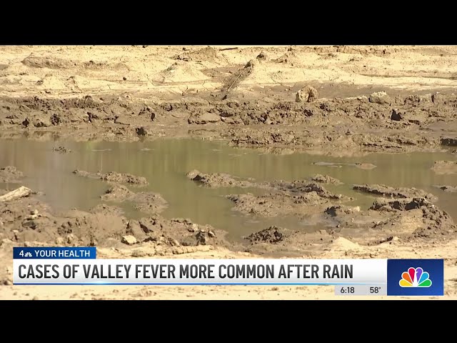 Heavy rain causing a spike in valley fever cases