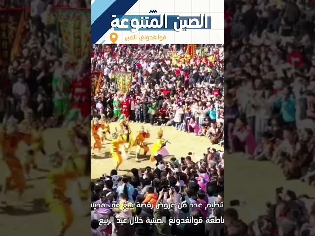 ⁣تنظيم عدد من عروض رقصة يينغ في مدينة بونينغ بمقاطعة قوانغدونغ الصينية خلال عيد الربيع #shorts