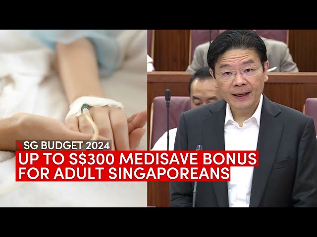 Budget 2024: Adult Singaporeans to get one-time MediSave Bonus of up to S$300