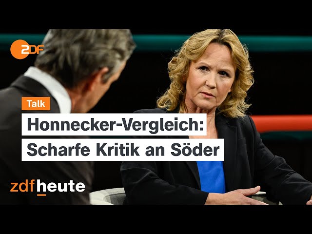 Lemke über Söder: "Das ist dumm, das ist infam" | Markus Lanz vom 15. Februar 2024