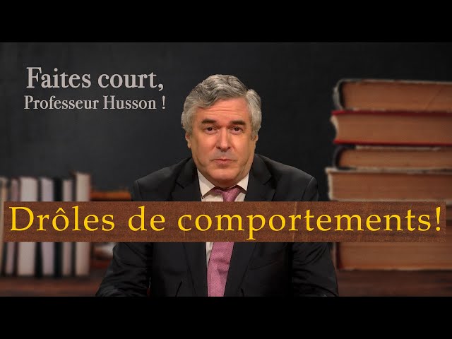 [Format court] Les comportements au sein de l'Education nationale - Faites court, professeur Hu