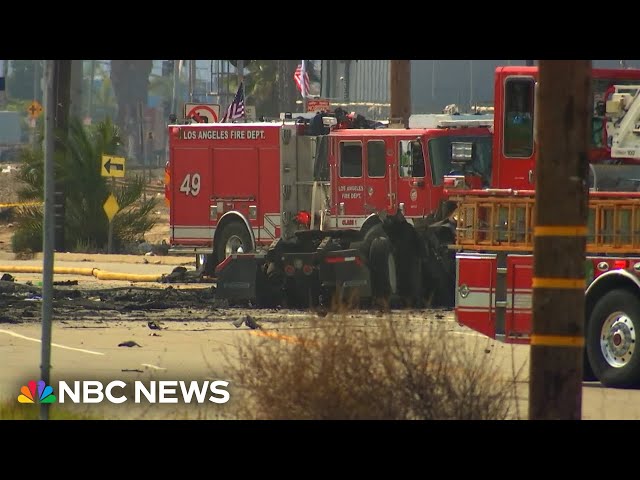 At least 9 L.A. firefighters injured in truck explosion