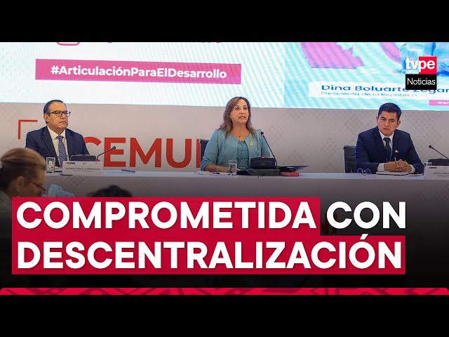 Presidenta Boluarte instaló el primer Consejo de Estado Municipal