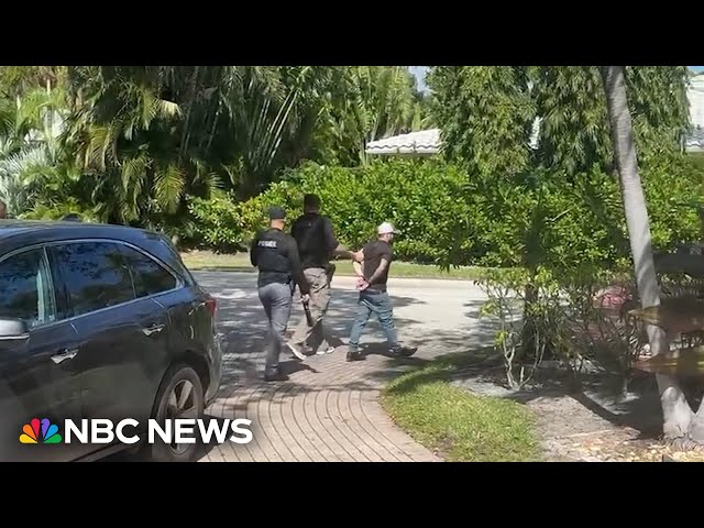 Watch: Robbery suspect caught hiding in Florida reporter's backyard