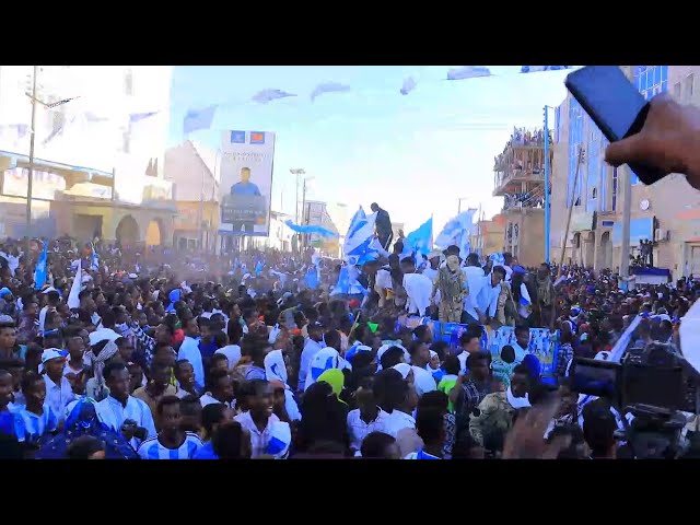 DAAWO:-Ciyaartoyda Galmudug  oo maanta si ballaaran loogu soo dhaweeyey Magaalada Gaalkacyo.