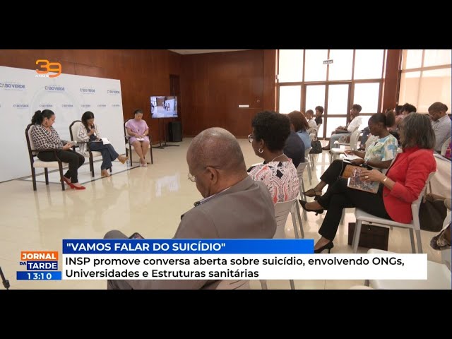 INSP promove conversa aberta sobre suicídio, envolvendo ONGs, Universidades e Estruturas sanitárias