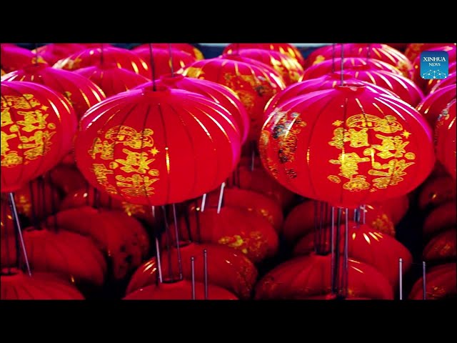 Capture essence of Spring Festival at your fingertips: Making lanterns