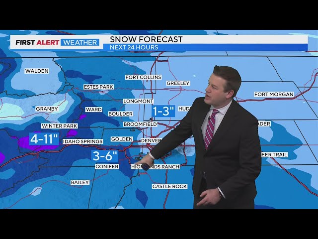 Snow on the way for Friday night