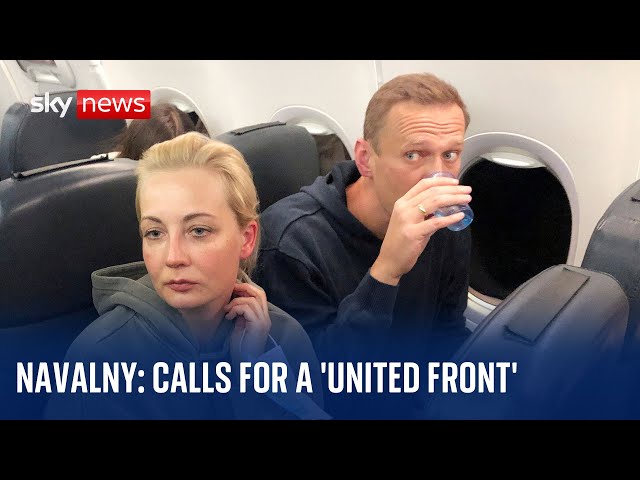 Alexei Navalny's wife calls for a 'united front' against Russia | Ukraine war