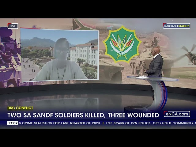 DRC Conflict | Two SANDF soldiers killed, three wounded