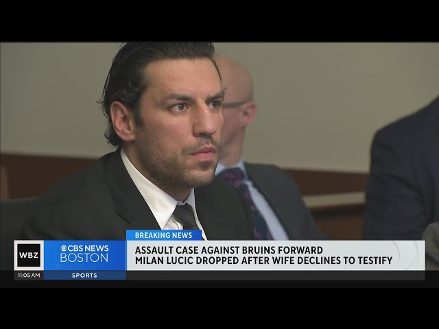 Assault and battery case against Bruins player Milan Lucic dismissed