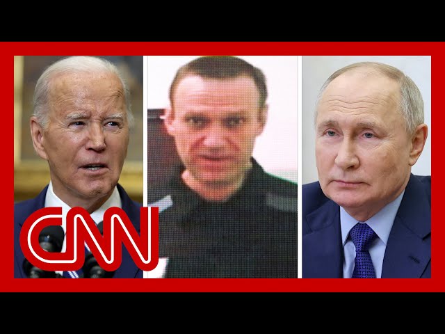 Biden: 'Putin is responsible for Navalny's death'