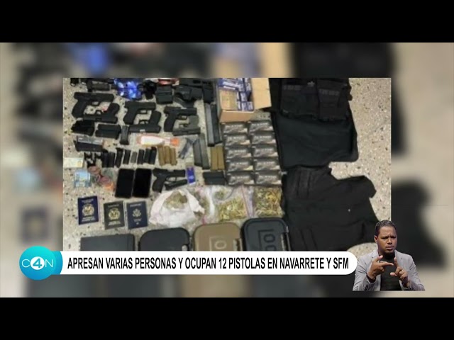 Apresan varias personas y ocupan 12 pistolas en Navarrete y SFM