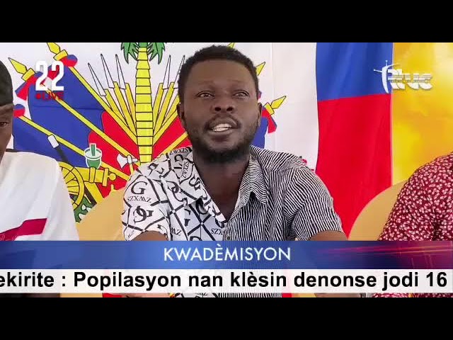 Ensekirite : Popilasyon nan klèsin denonse jodi 16 fevriye 2024 la move konpotman lapolis nan plè n