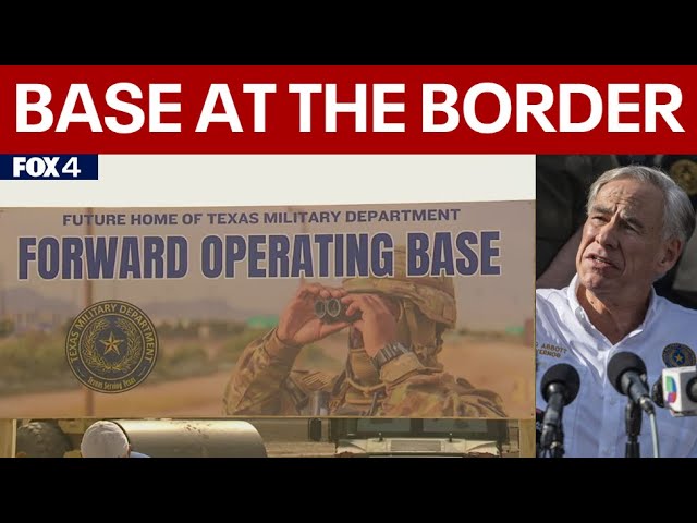 RAW: Gov. Abbott announces military base at border - Full News Conference