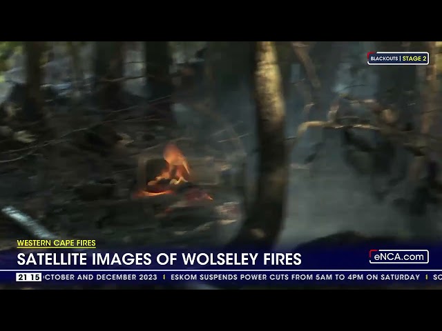 Western Cape fires | Satellite images of Wolseley fires