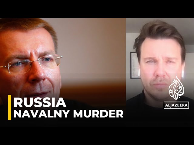 Latvian president says Alexei Navalny has been 'brutally murdered by the kremlin'