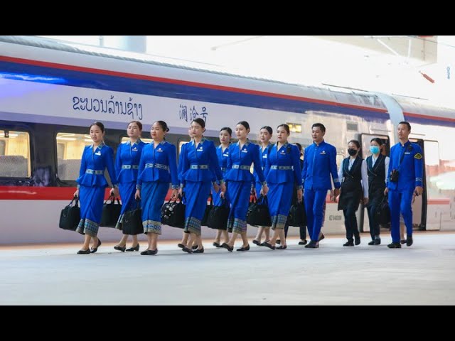 GLOBALink | China-Laos Railway's first Spring Festival travel rush boosts cross-border tourism