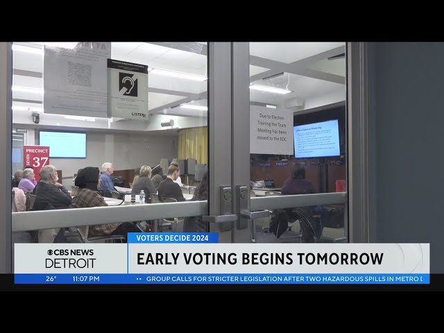 Michigan residents can vote in-person early for first time in presidential primaries this weekend