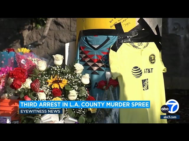 3rd suspect in custody for L.A. County shooting spree that killed 4