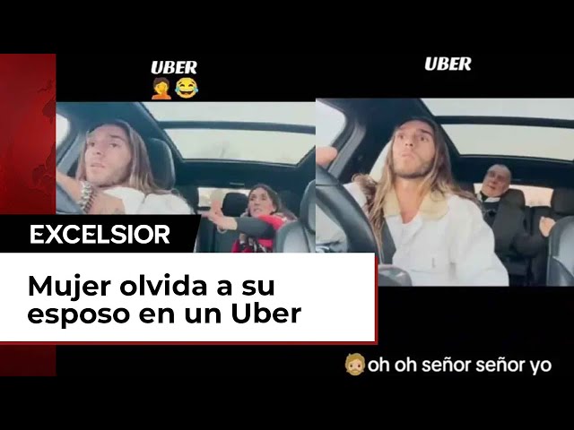 Mujer olvida a su esposo en un Uber; contento, él pide ir a un casino