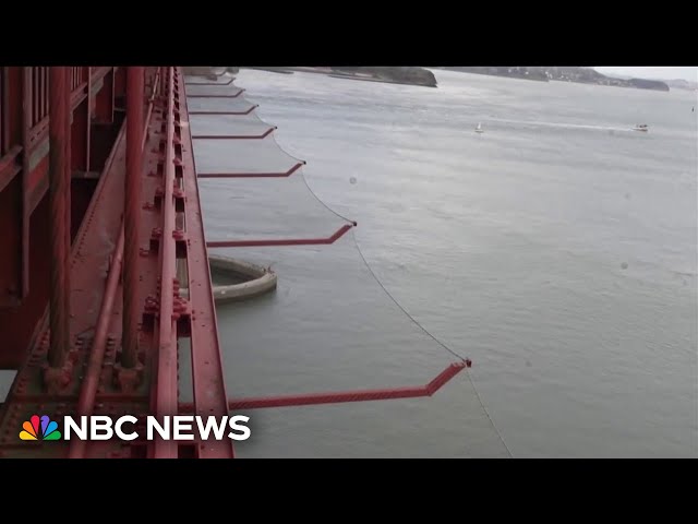 Golden Gate Bridge adds suicide-deterrent nets