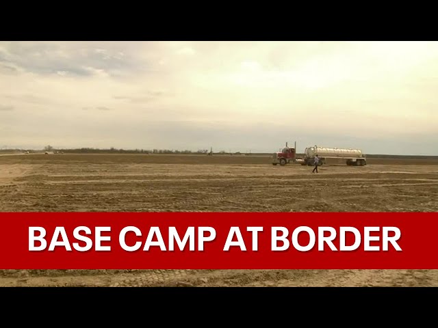 Gov. Greg Abbott announces base camp to be built at border