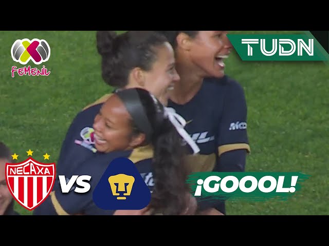 ¡Póker de goles de Ribeiro! Golazo de cabeza  | Necaxa 0-5 Pumas | Liga Mx Femenil- CL2024 J8 | TUDN