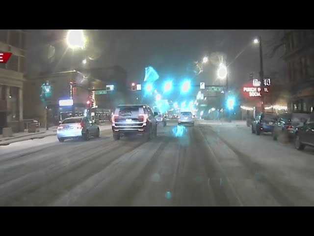 Snow making roads slick across the Denver metro