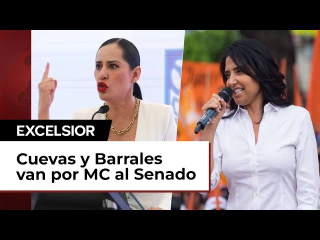 ¿Sandra Cuevas y Alejandra Barrales irán al Senado con MC?